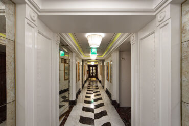 Corridor leading to our restaurant